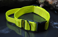 Halsband mit Griff 40mm Neon-Gelb